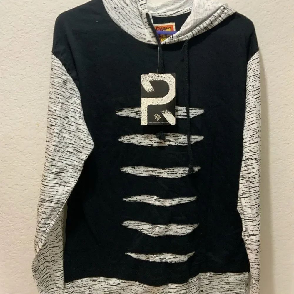 New Hoodie by The Rolling Paper Co. black and white
